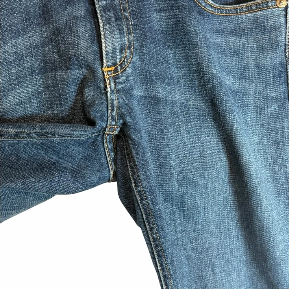 Rag & Bone Dre Slim Boyfriend Raw Hem Jeans in Keiko Sz 27